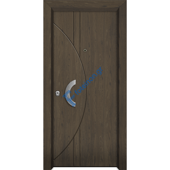 Πόρτα ασφαλείας ξύλινη καπλαμά Nexus W814