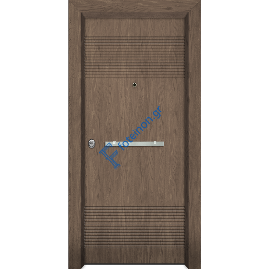 Πόρτα ασφαλείας ξύλινη καπλαμά Nexus W815