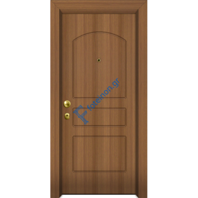 Πόρτα Ασφαλείας Laminate Nexus 16 σημείων ασφαλείας μονής θωράκισης με σχέδιο έξω P509 και σε 6 άτοκες δόσεις (Λαμπάς 24cm)