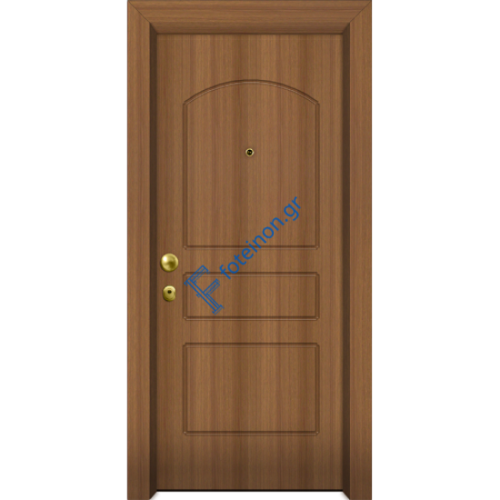 Πόρτα Ασφαλείας Laminate Nexus 16 σημείων ασφαλείας μονής θωράκισης με σχέδιο έξω P509 και σε 6 άτοκες δόσεις (Λαμπάς 24cm)