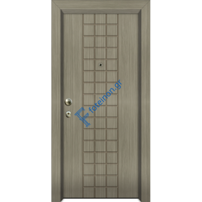 Πόρτα Ασφαλείας Laminate Nexus 16 σημείων ασφαλείας μονής θωράκισης με σχέδιο έξω P510 (Λαμπάς 24cm)