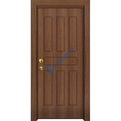 Πόρτα Ασφαλείας Laminate Nexus 16 σημείων ασφαλείας μονής θωράκισης με σχέδιο έξω P511 και σε 6 άτοκες δόσεις (Λαμπάς 24cm)