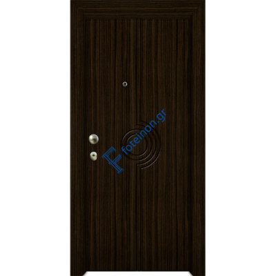 Πόρτα Ασφαλείας Laminate Nexus 16 σημείων ασφαλείας μονής θωράκισης με σχέδιο έξω P523 και σε 6 άτοκες δόσεις (Λαμπάς 24cm)