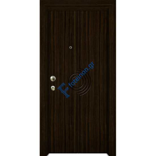 Πόρτα Ασφαλείας Laminate Nexus 16 σημείων ασφαλείας μονής θωράκισης με σχέδιο έξω P523 και σε 6 άτοκες δόσεις (Λαμπάς 24cm)