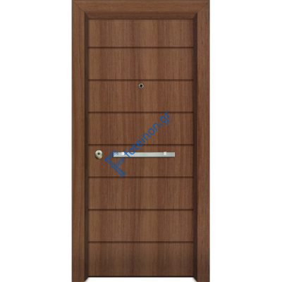 Πόρτα Ασφαλείας Laminate Nexus 16 σημείων ασφαλείας μονής θωράκισης με σχέδιο έξω P528 και σε 6 άτοκες δόσεις (Λαμπάς 24cm)
