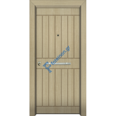 Πόρτα Ασφαλείας Laminate Nexus 16 σημείων ασφαλείας μονής θωράκισης με σχέδιο έξω P533 και σε 6 άτοκες δόσεις (Λαμπάς 24cm)