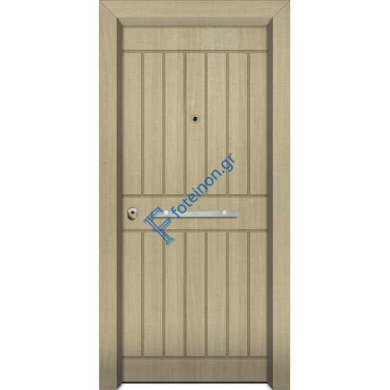 Πόρτα Ασφαλείας Laminate Nexus 16 σημείων ασφαλείας μονής θωράκισης με σχέδιο έξω P533 και σε 6 άτοκες δόσεις (Λαμπάς 24cm)