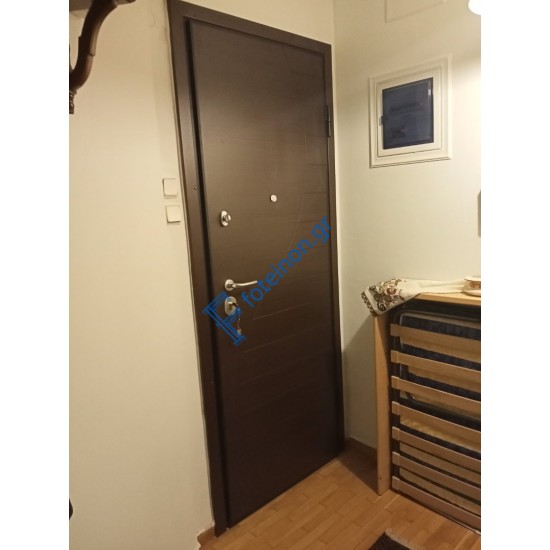 Πόρτα Ασφαλείας Laminate Nexus 16 σημείων ασφαλείας μονής θωράκισης με σχέδιο έξω P517 και σε 6 άτοκες δόσεις (Λαμπάς 24cm)