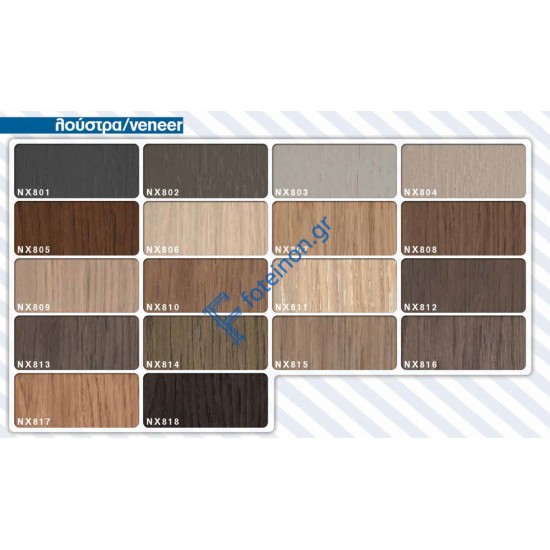 Πόρτα ασφαλείας ξύλινη καπλαμά Nexus W803