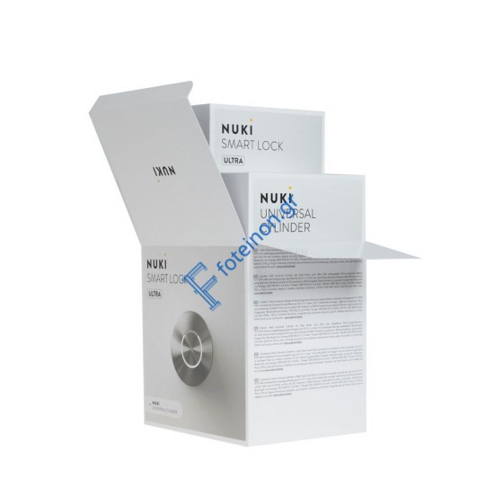 Nuki Smart Lock Ultra 5th Gen + Universal Cylinder – Έξυπνη Κλειδαριά WiFi με Matter & Auto Unlock