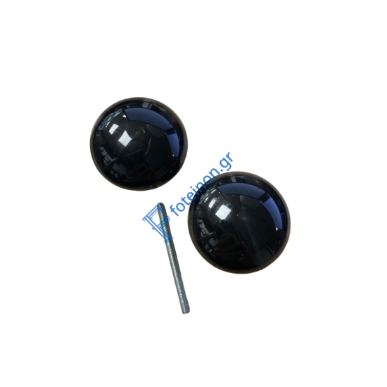 Πόμολο σετ ανοιγόμενης σίτας σε χρώμα μαύρο