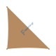 Τρίγωνα πανιά σκίασης διάτρητα γωνία 90°-4,2 x 4,2 x 6m σε χρώμα άμμου