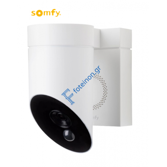 Έξυπνη Κάμερα Εξωτερικού Χώρου Full HD με Σειρήνα 110dB (Λευκή) WiFi Somfy 1875325