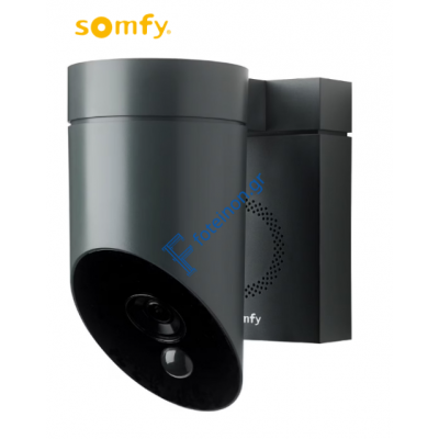 Έξυπνη Κάμερα Εξωτερικού Χώρου Full HD με Σειρήνα 110dB (Γκρι) WiFi Somfy 1875326