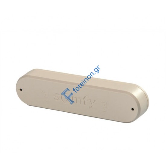 Ασύρματος κραδασμικός αισθητήρας αέρα με μπαταρίες Somfy eolis 3D wirefree io μπεζ (9016353)