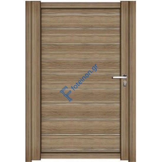 Μονόφυλλη ανοιγόμενη αυλόπορτα Elegance Stylegates E475I 100x100