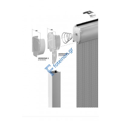 Κιτ σετ εξαρτημάτων clip 40 για μπάρα σίτας κάθετης κίνησης Zanzar 