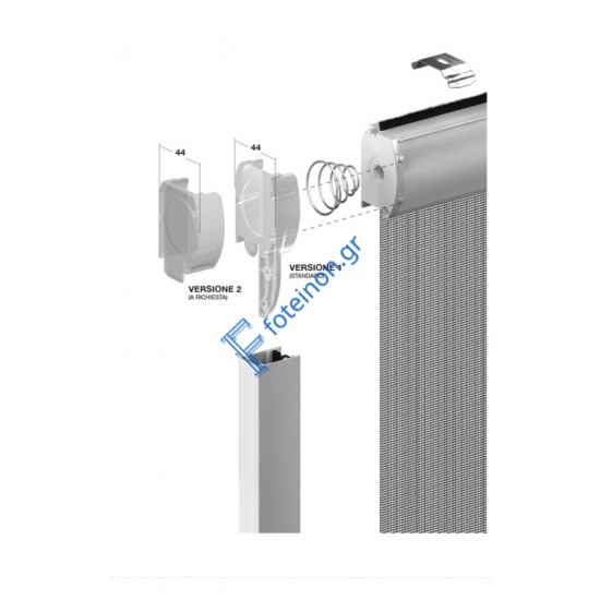 Κιτ σετ εξαρτημάτων clip 40 για μπάρα σίτας κάθετης κίνησης Zanzar 