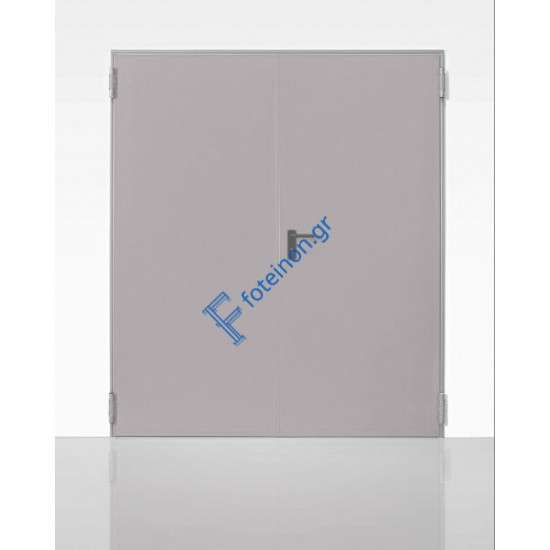 Πυράντοχη εσωτερική πόρτα 60 λεπτών Interno by Alumil σε χρώμα γκρί (RAL 7035)