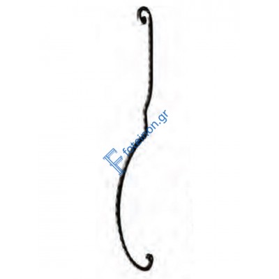 Διακοσμητικό μοτίφ σιδήρου κωδ.(11/71) 12x12 για κάγκελα/περίφραξη