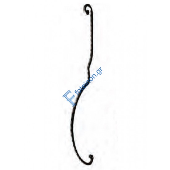 Διακοσμητικό μοτίφ σιδήρου κωδ.(11/71) 12x12 για κάγκελα/περίφραξη