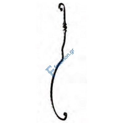 Διακοσμητικό μοτίφ σιδήρου κωδ.(12/71) 12x12 για κάγκελα/περίφραξη