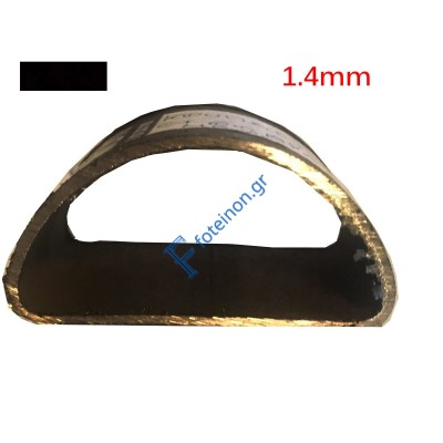 Κουπαστή Μαύρη Φ60 1.40mm 6m