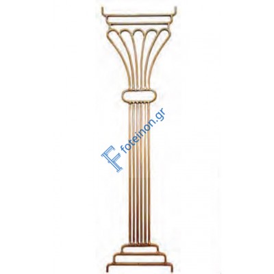 Διακοσμητικό μοτίφ σιδήρου κωδ.(15/63) 12x6 για κάγκελα/περίφραξη