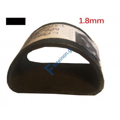 Κουπαστή Μαύρη Φ50 1.80mm 6m