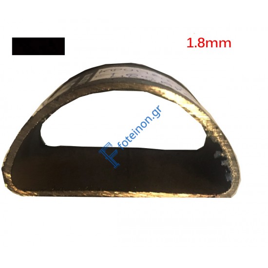 Κουπαστή Μαύρη Φ60 1.80mm 6m