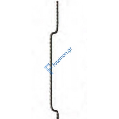 Διακοσμητικό μοτίφ σιδήρου κωδ.(18/71) 12x12 για κάγκελα/περίφραξη