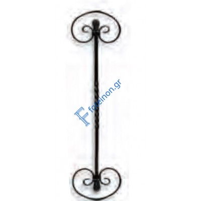 Διακοσμητικό μοτίφ σιδήρου κωδ.(19/73) 12x12 για κάγκελα/περίφραξη