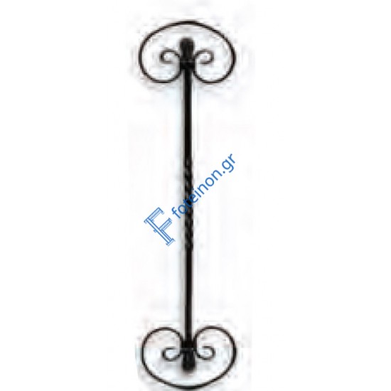 Διακοσμητικό μοτίφ σιδήρου κωδ.(19/73) 12x12 για κάγκελα/περίφραξη