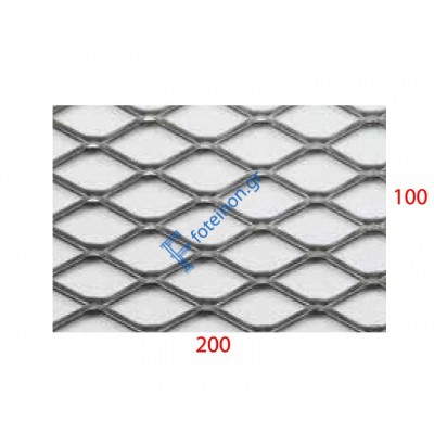 Λαμαρίνα Inox κωδ.(304-B)Μέταλ Ντεπλουαγέ 1000x2000x1mm Εξάγωνο (τιμή/m2)