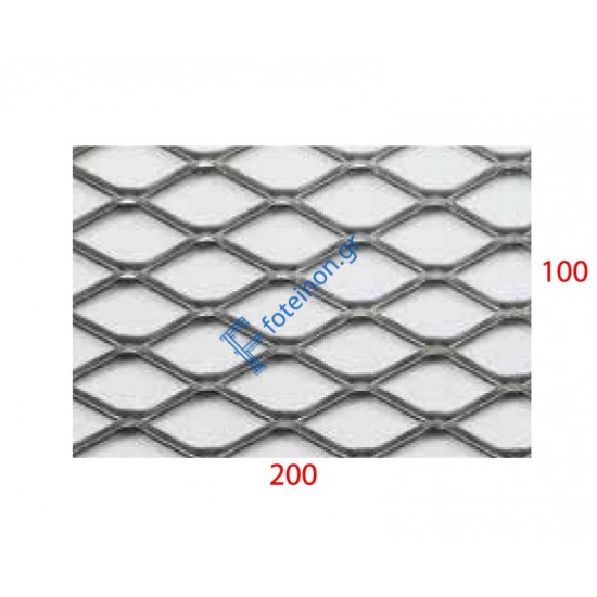 Λαμαρίνα Inox κωδ.(304-B)Μέταλ Ντεπλουαγέ 1000x2000x1mm Εξάγωνο (τιμή/m2)