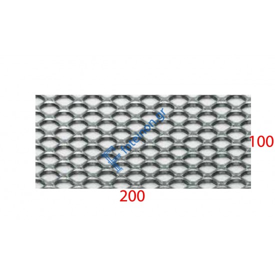 Λαμαρίνα Γαλβανιζέ κωδ.(AX) Μέταλ Ντεπλουαγέ 1000x2000x1.50mm Ρόμβος (τιμή/m2)