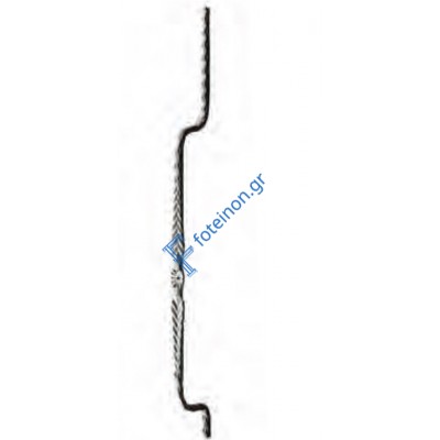 Διακοσμητικό μοτίφ σιδήρου κωδ.(20/71) 12x12 για κάγκελα/περίφραξη