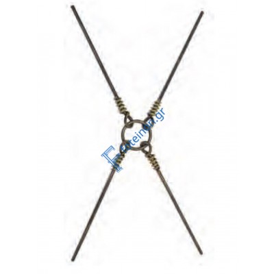 Διακοσμητικό μοτίφ σιδήρου κωδ.(22/63) 12x12 για κάγκελα/περίφραξη