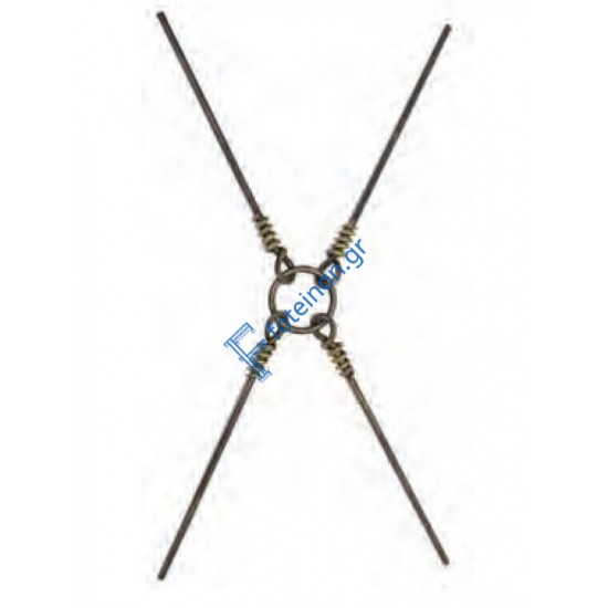 Διακοσμητικό μοτίφ σιδήρου κωδ.(22/63) 12x12 για κάγκελα/περίφραξη