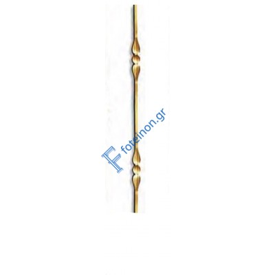 Κολωνάκι σιδήρου κωδ.(2/55) για περίφραξη 14x14 τετράγωνο