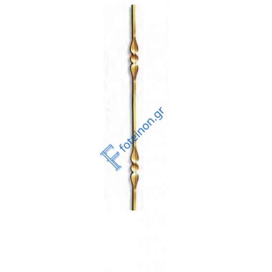 Κολωνάκι σιδήρου κωδ.(2/55) για περίφραξη 14x14 τετράγωνο