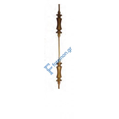 Κολωνάκι σιδήρου κωδ.(28/57) για περίφραξη 14x8