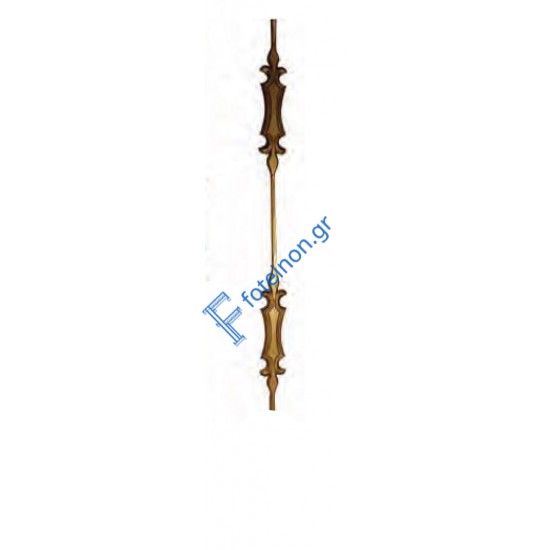 Κολωνάκι σιδήρου κωδ.(28/57) για περίφραξη 14x8