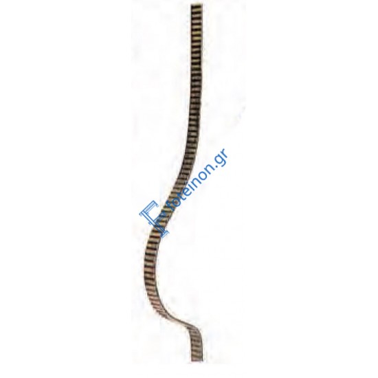 Διακοσμητικό μοτίφ σιδήρου κωδ.(28/69) 30x6 για κάγκελα/περίφραξη