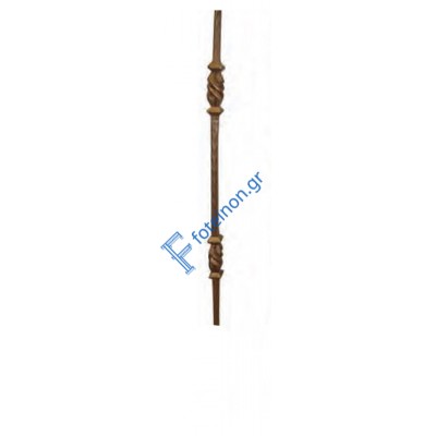 Κολωνάκι σιδήρου κωδ.(29/57) για περίφραξη 14x14