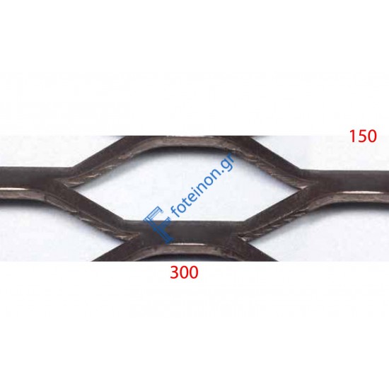 Λαμαρίνα σιδήρου κωδ.(H-115) Μέταλ Ντεπλουαγέ 1500x3000x4mm Εξάγωνο (τιμή/m2)