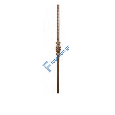 Κολωνάκι σιδήρου κωδ.(30/57) για περίφραξη 14x14