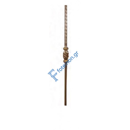 Κολωνάκι σιδήρου κωδ.(30/57) για περίφραξη 14x14
