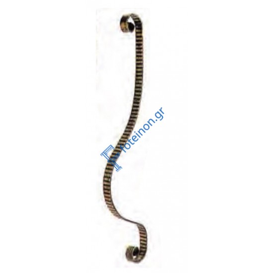 Διακοσμητικό μοτίφ σιδήρου κωδ.(30/69) 30x6 για κάγκελα/περίφραξη