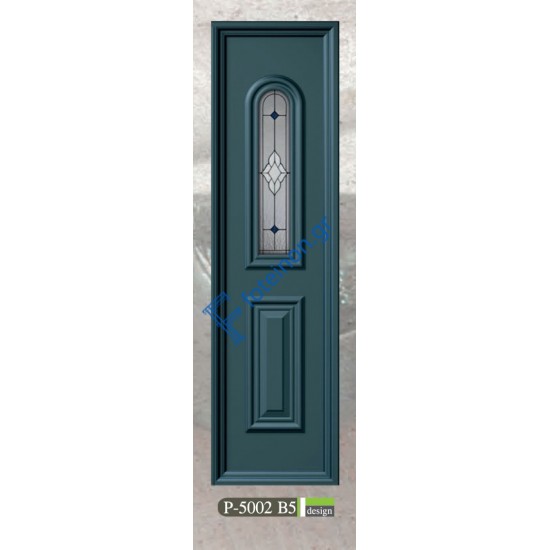 Πρεσαριστό πλαινό πάνελ αλουμινίου σε λευκό χρώμα ALFA (P-5002 B5)